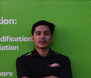 Tomas Barrera, team member at SERVPRO of Pleasanton / Dublin