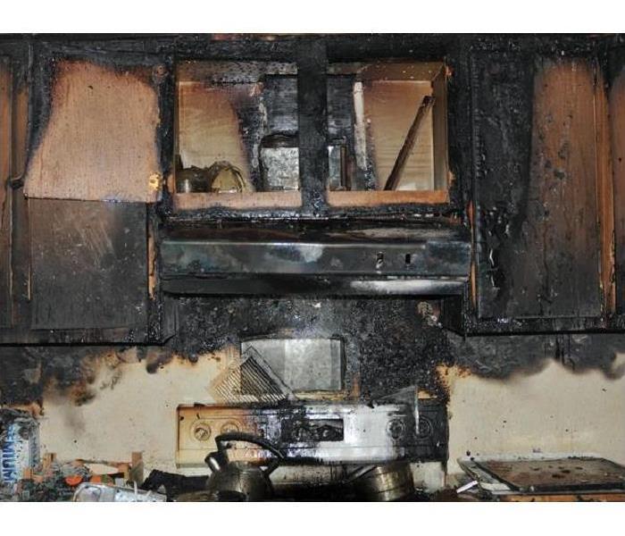 Picture of kitchen fire 